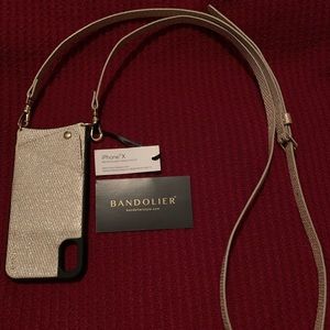 New BANDOLIER iPhone X XS crossbody wallet case